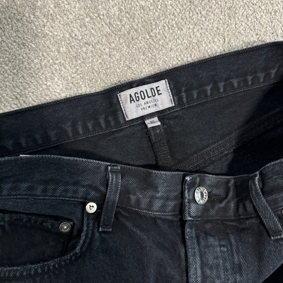 Agolde Quinn High Rise Denim mini skirt - Picture 8 of 8